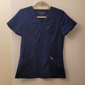 Navy Grey's Anatomy Scrub Top